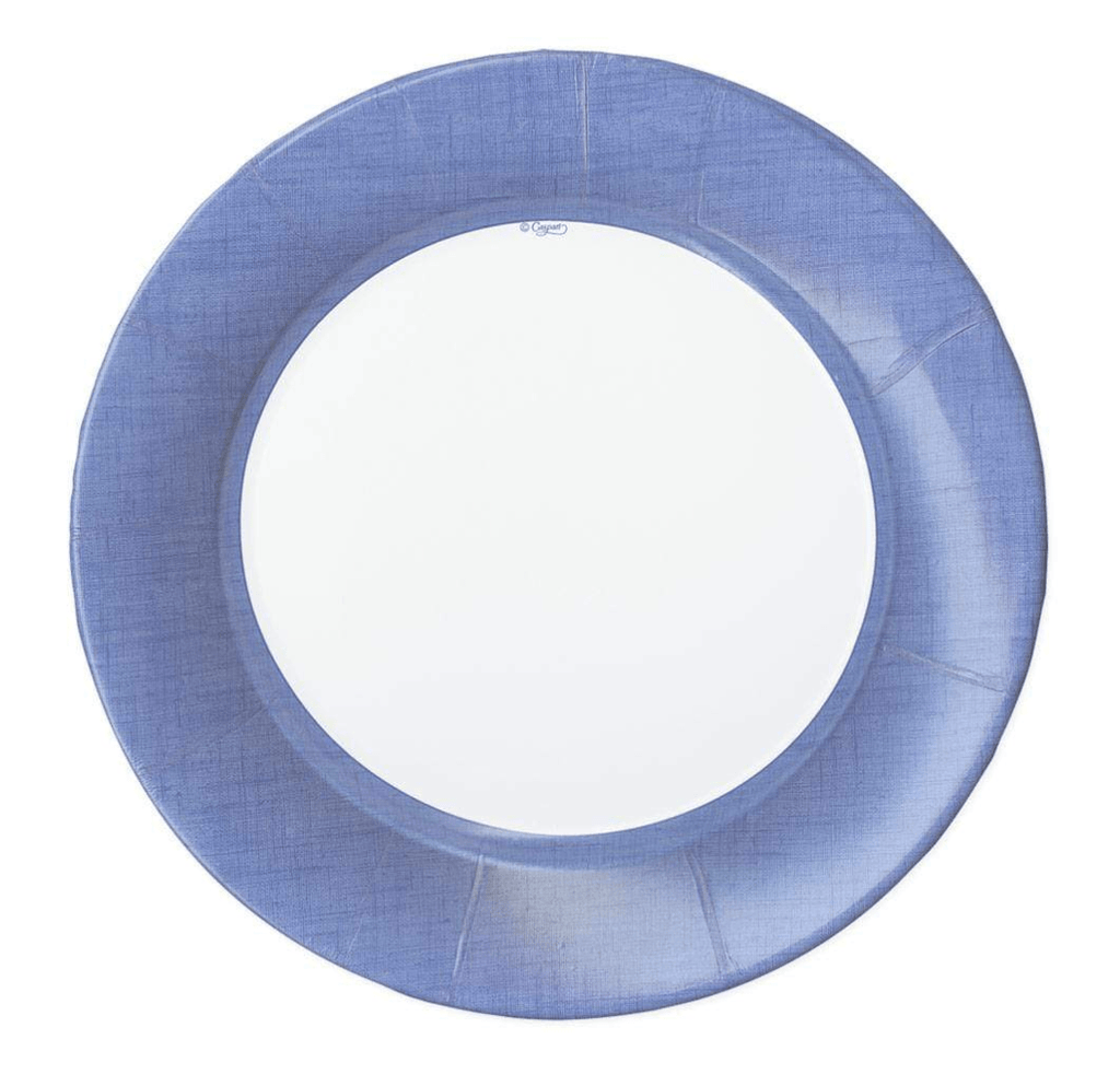 Caspari Party Linen Blue Dinner Plates