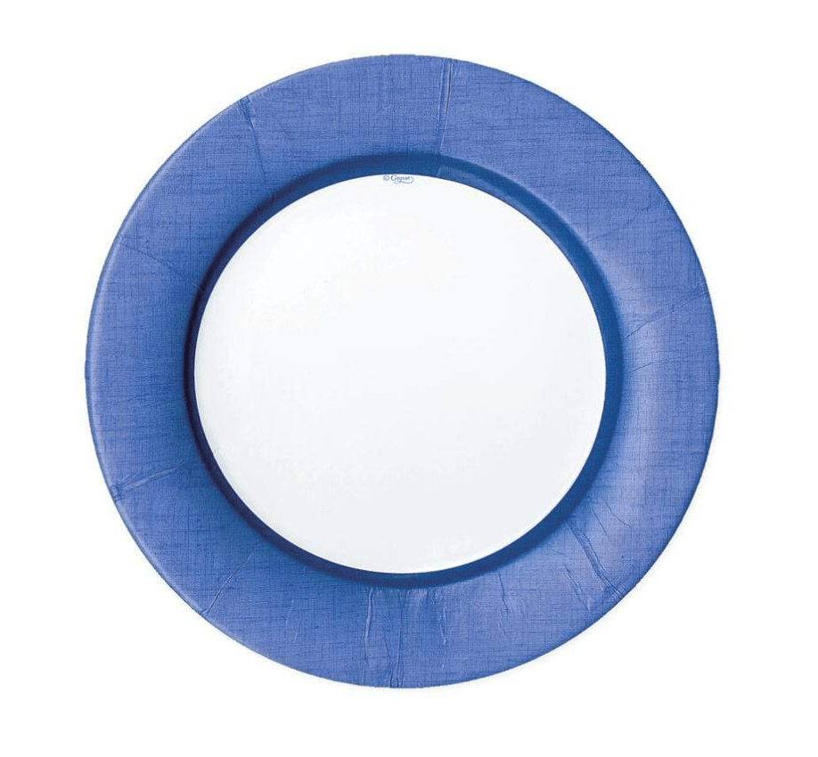 Caspari Party Linen Blue Salad Plates