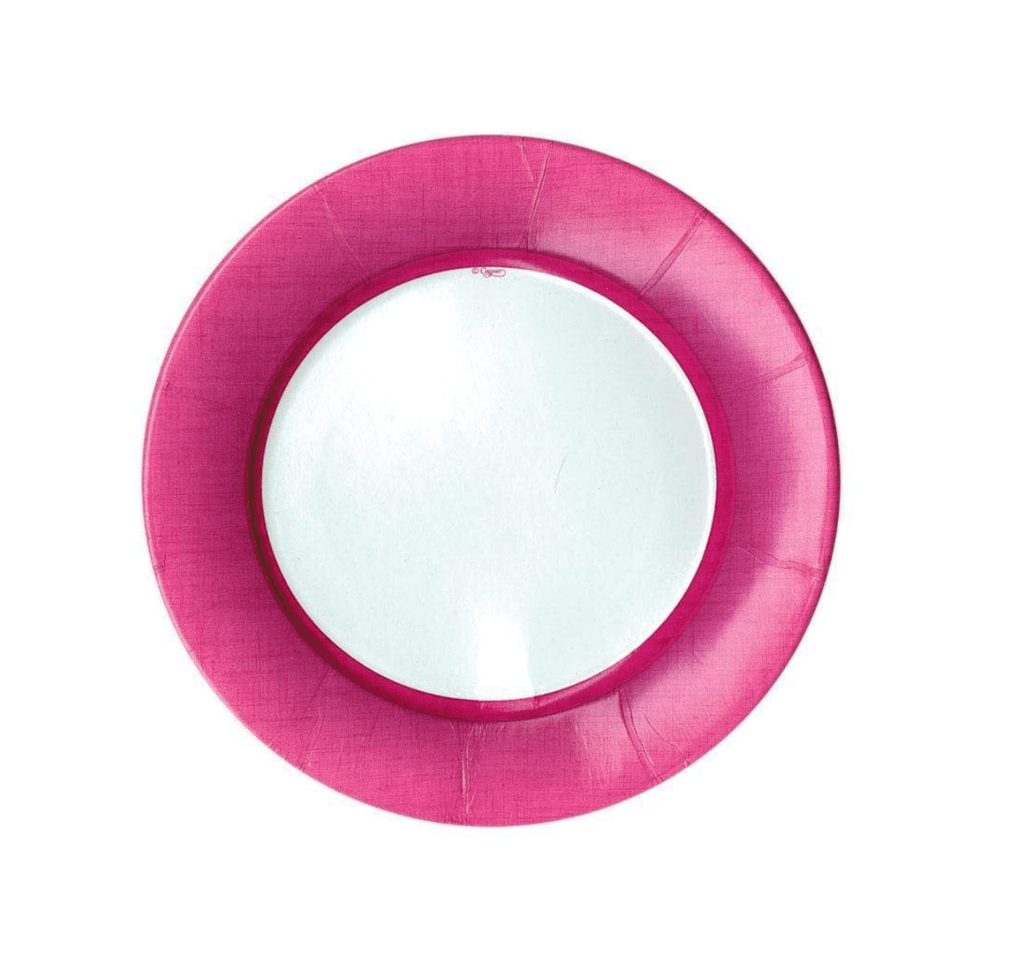 Caspari Party Linen Fuchsia Salad/Dessert Plates