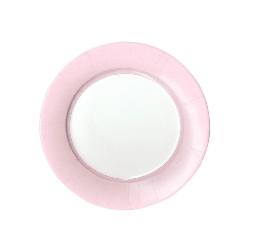 Caspari Party Linen Petal Pink Salad/Dessert Plates