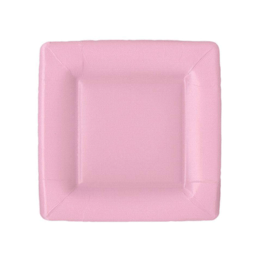 Caspari Party Pink Grosgrain Salad Plate