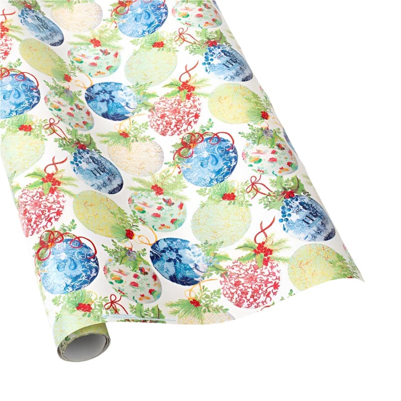 Caspari Gift Wrap Porcelain Ornaments Gift Wrapping Paper