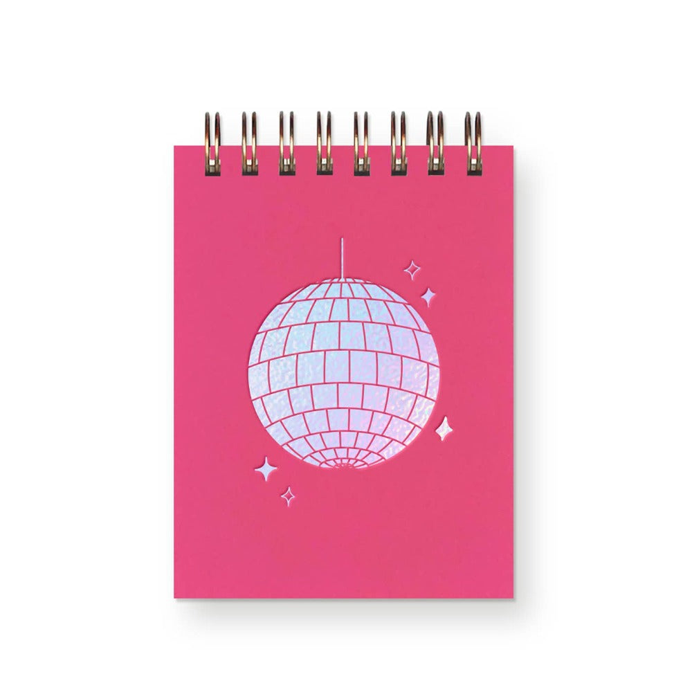 Disco Ball Mini Jotter Notebook