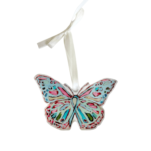 Chelsea McShane Art "Butterfly of Hope I" Ornament