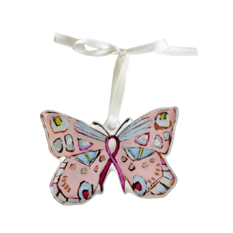 Chelsea McShane Art "Butterfly of Hope II" Ornament