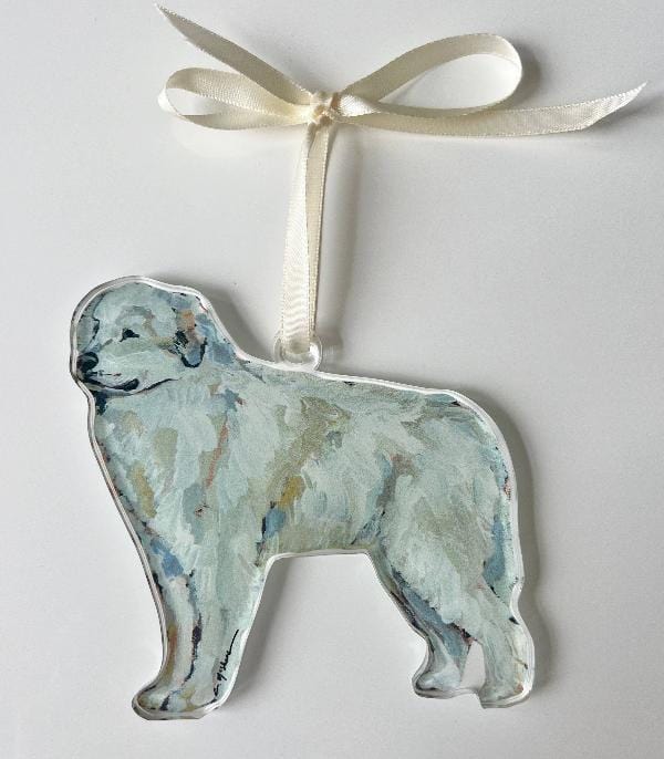 Chelsea McShane Art Great White Pyrenese Ornament