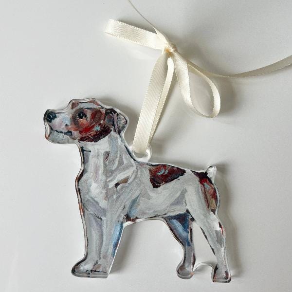 Chelsea McShane Art Jack Russell Ornament