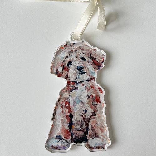 Maltipoo Apricot Ornament