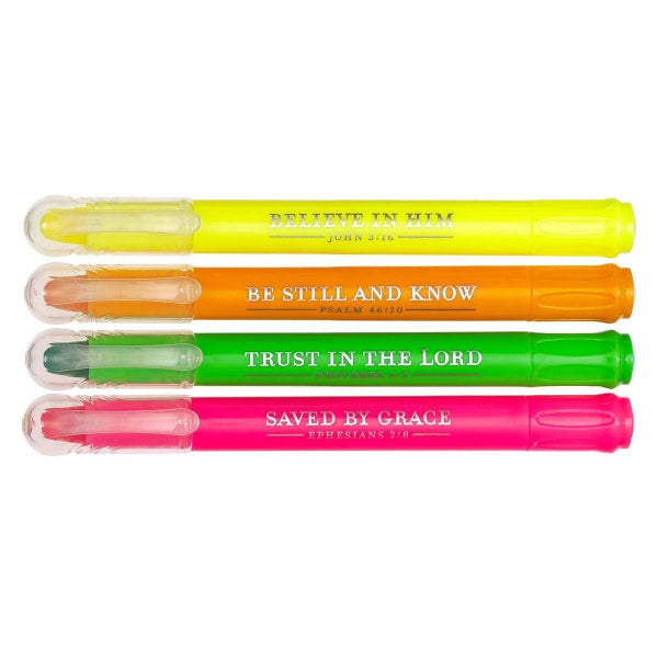Christian Art Gifts Highlighter 4pc Set