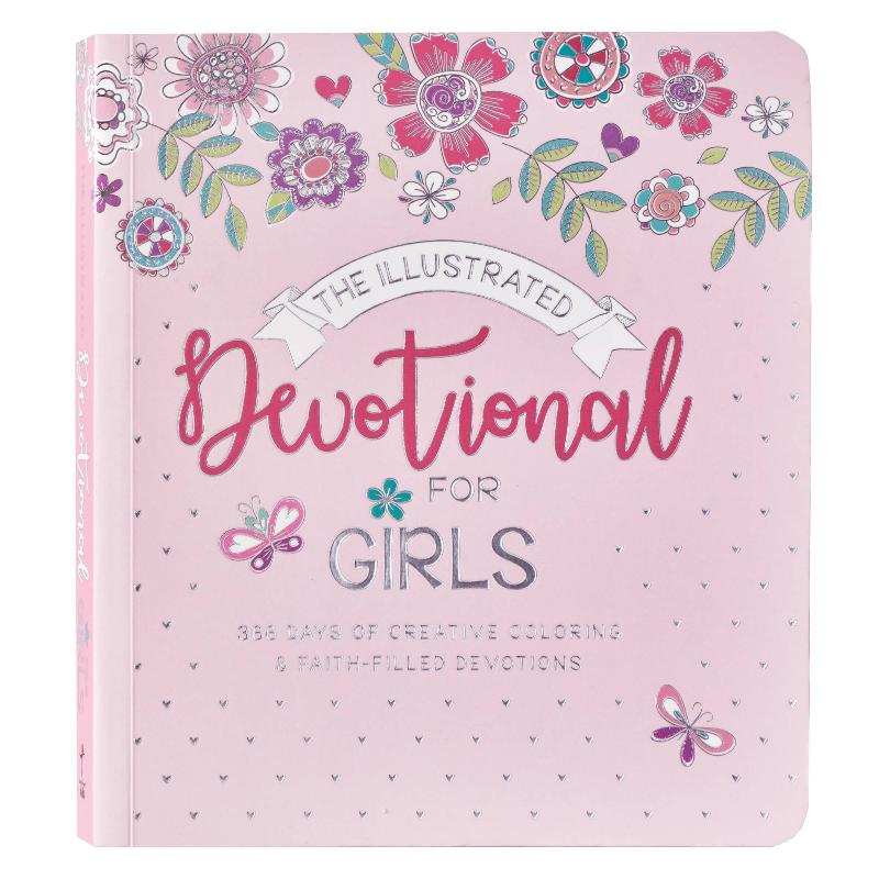 Christian Art Gifts Kid Book Illustrated Devotional for Girls Softcover