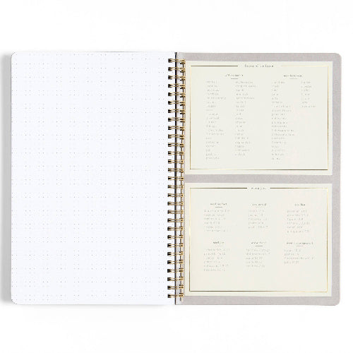 Church Notes Co. Black Church Notes Bible Reference Notebook with Maps