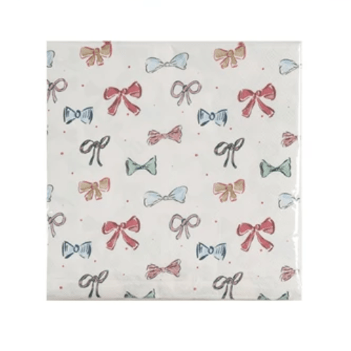 Creative Co-op Party Bow Luncheon Napkin