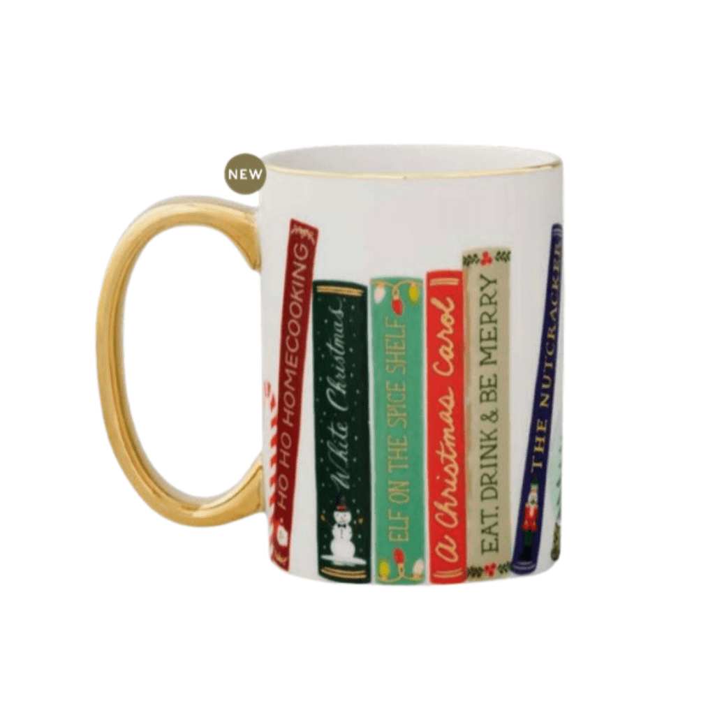 Creative Co-op Christmas Festive Book Club Mug