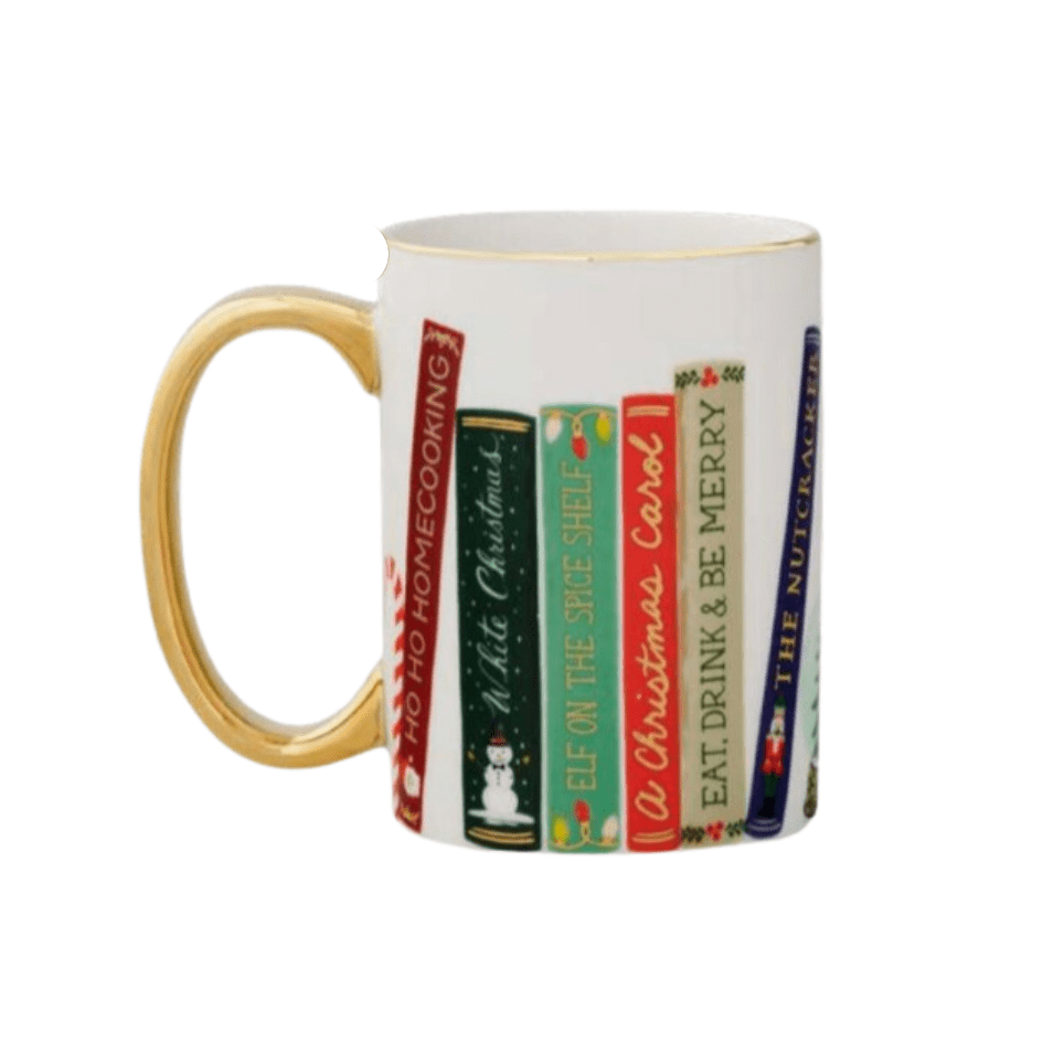 Creative Co-op Christmas Festive Book Club Mug