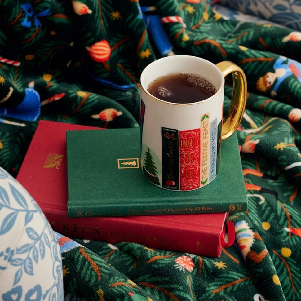 Creative Co-op Christmas Festive Book Club Mug