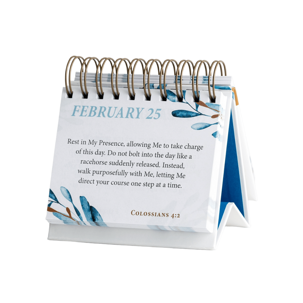 Dayspring Paper Jesus Calling Perpetual Calendar (Large Print)