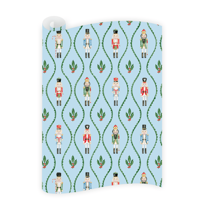 Dogwood Hill Christmas Classic Nutcrackers Wrapping Paper Roll