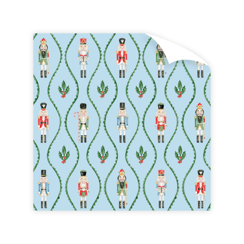 Dogwood Hill Christmas Classic Nutcrackers Wrapping Paper Roll