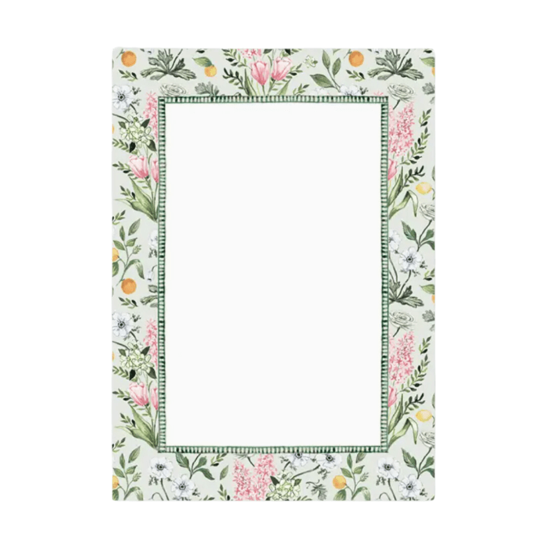 Dogwood Hill Joie des Fleurs Verte Notepad