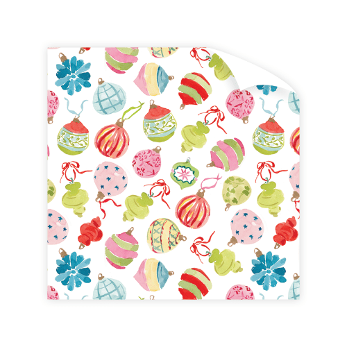 Dogwood Hill Christmas Tree Trimmings Baubles Wrapping Paper Roll