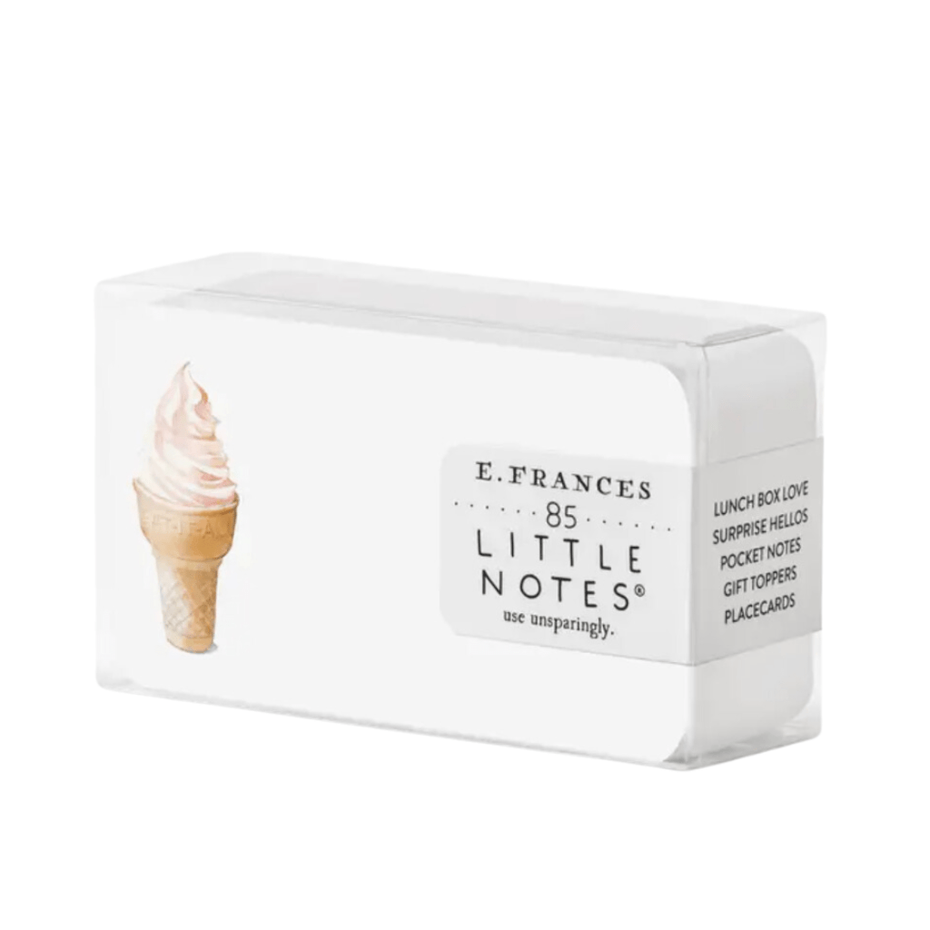 E. Frances Paper Ice Cream Little Notes