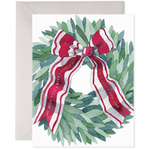 E. Frances Greeting Cards Laurel Wreath Card