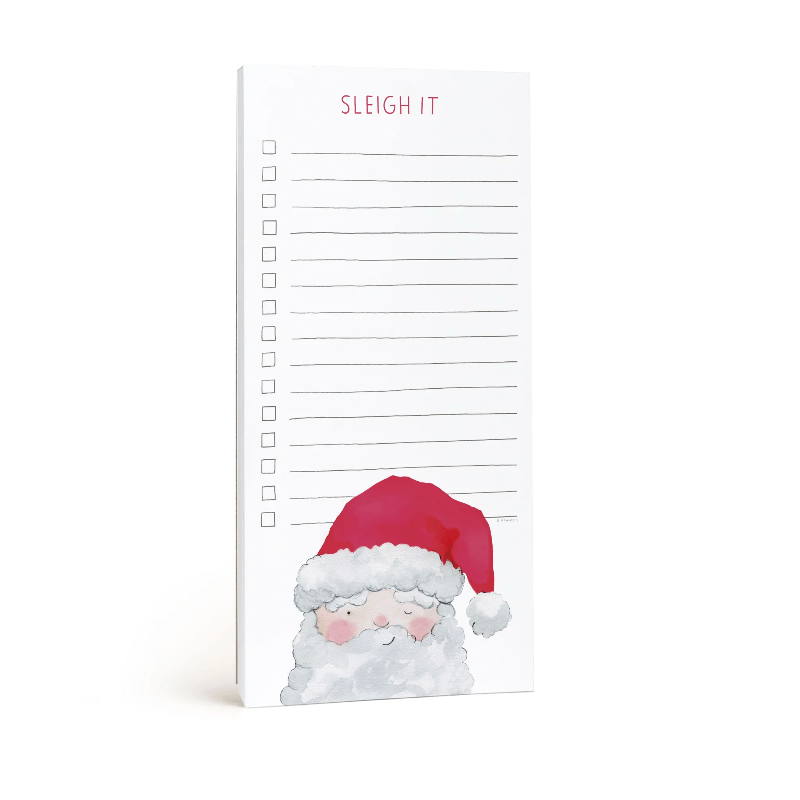 E. Frances Notes and Journals Sleigh It Santa Market Notepad