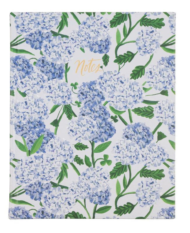 Eccolo Paper Desk Journal Hydrangea