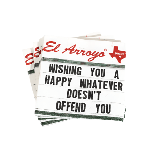 El Arroyo Party Happy Whatever Cocktail Napkins