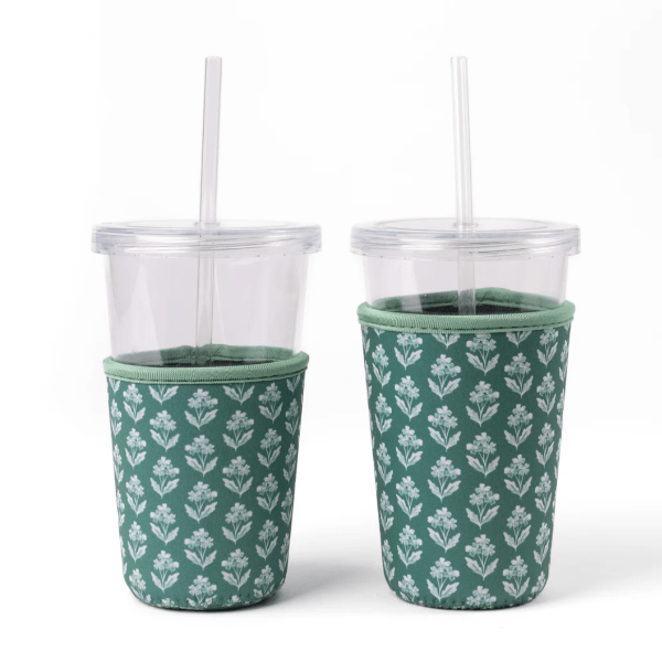 Elyse Breanne Design Sage Forget Me Nots Drink Sleeve (Choose Size)
