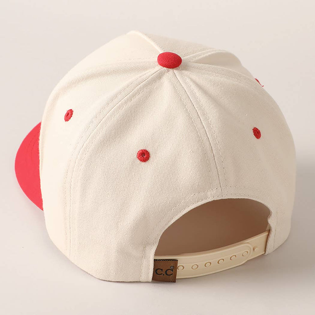 Fashion City Put It On Santa's Tab Text Embroidery Baseball Cap