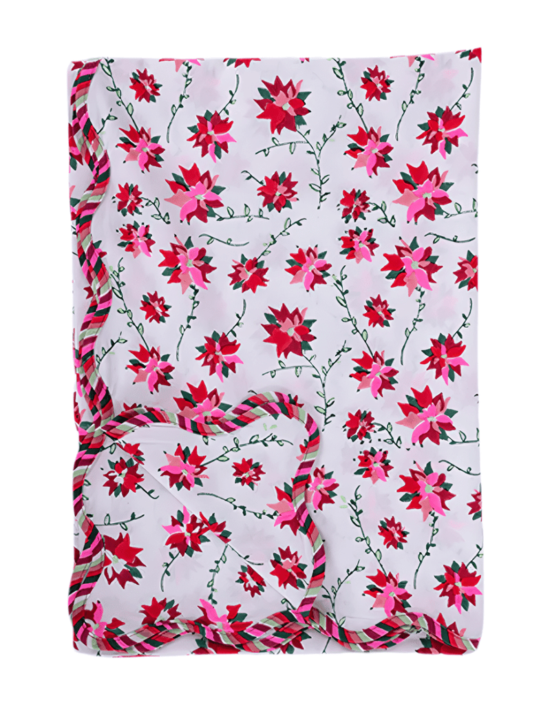 Furbish Party Poinsettia Tablecloth