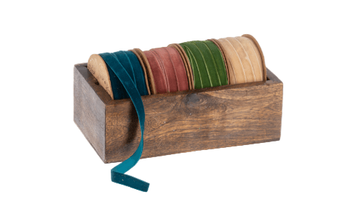 Ganz Christmas Fashion Ribbon on Spool (Set of 4)