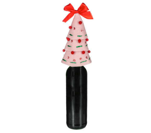 Ganz Christmas Tree Wine Bottle Toppers (Choose Color)