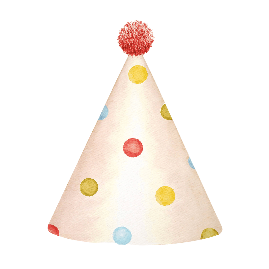 Gatherings by Curated Paperie Party Happy Birthday Party Hat Paper Placemat