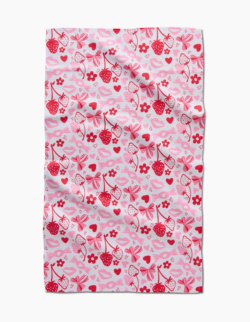 Geometry Sweet Valentine Tea Towel