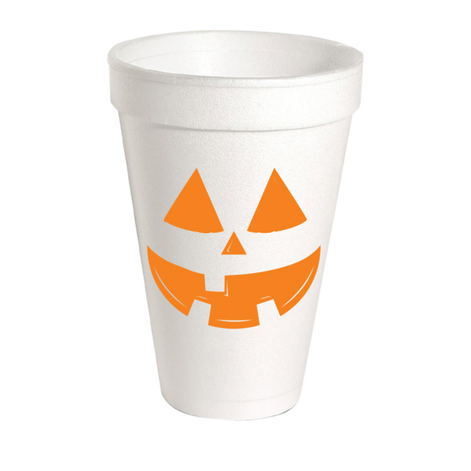 Jackolantern Halloween Foam Cups