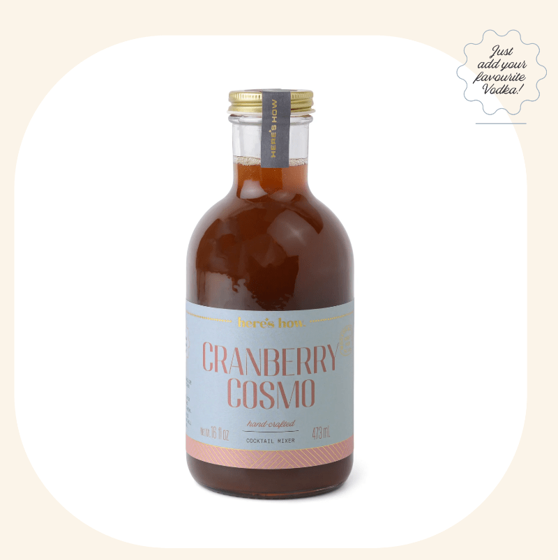 Here's How Party Cranberry Cosmo Mixer