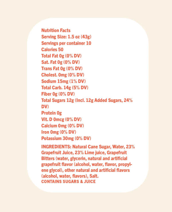 Here's How Party Paloma Mixer