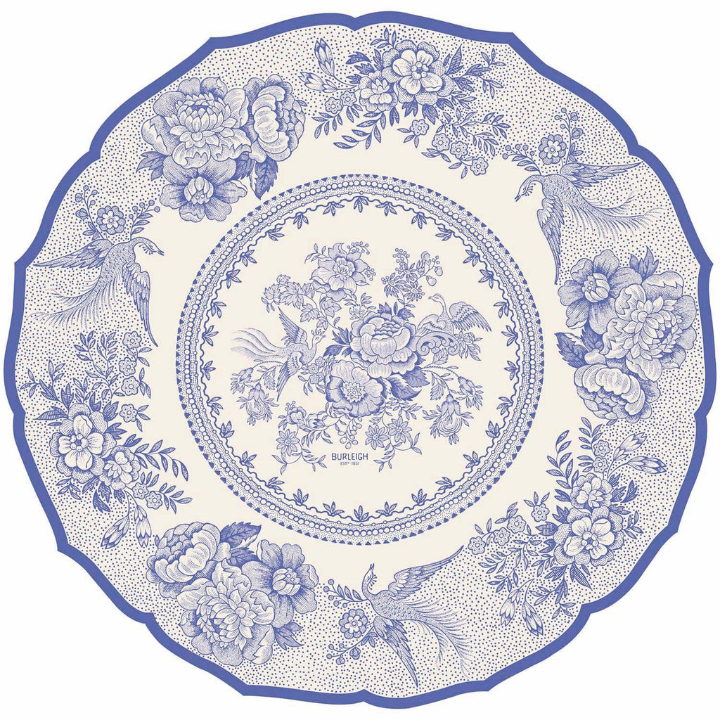 Hester & Cook Party Blue Pheasants Diecut Placemats