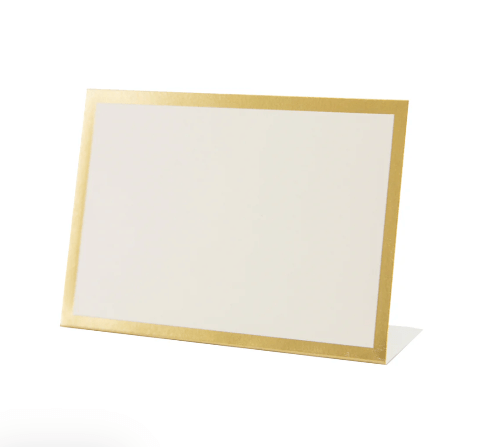 Hester & Cook Paper Gold Frame Place Cards