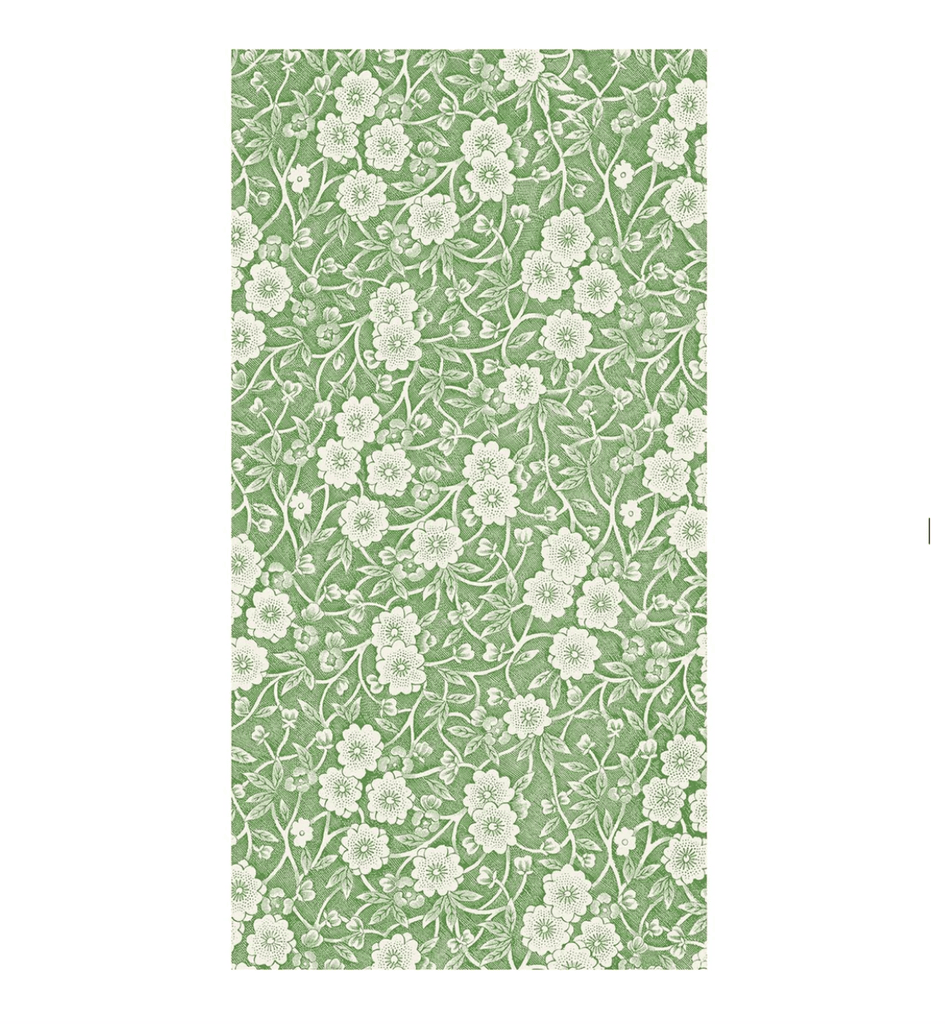 Hester & Cook Party Guest Green Calico Napkins