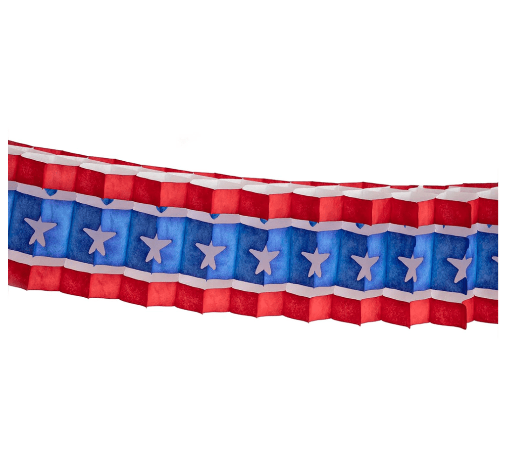 Hester & Cook July 4th Patriotic Star Garland