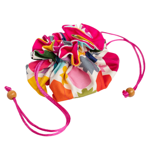 Jenn & Co. Pink Multi/Carousel Jewelry Pouch (Choose Color)
