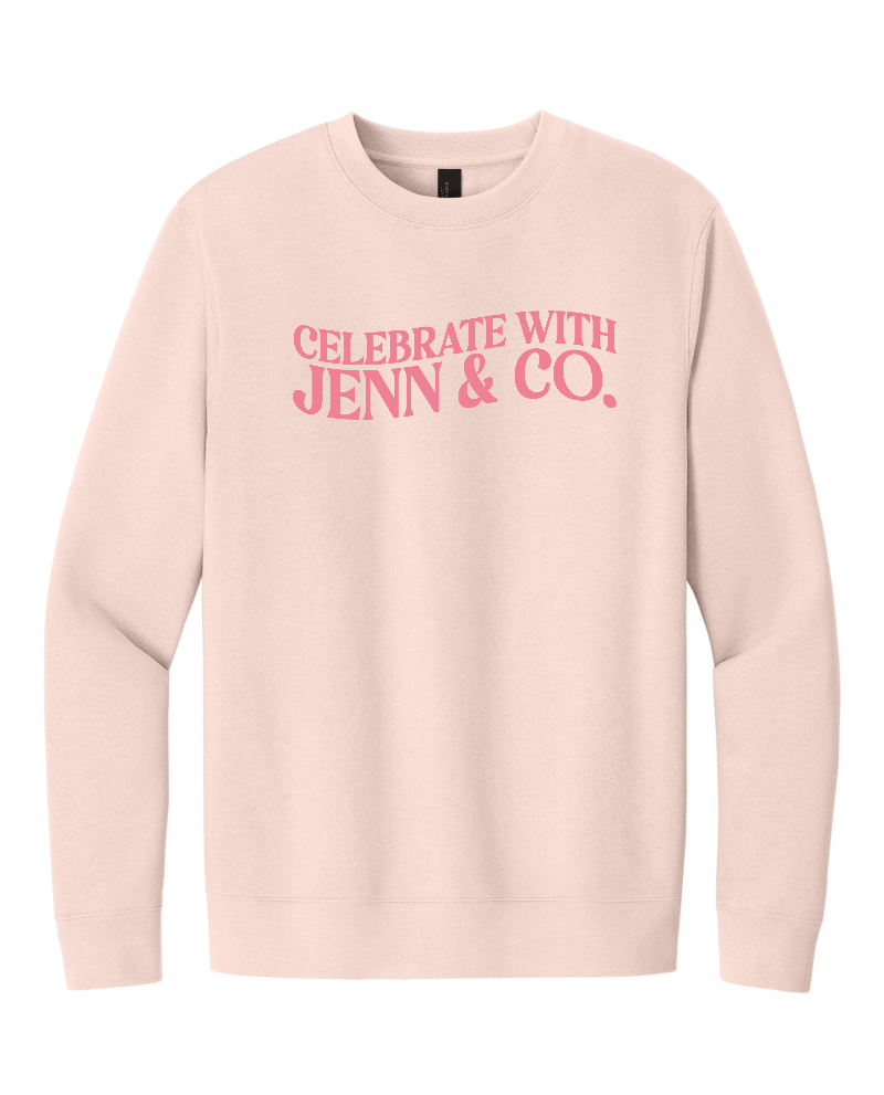 Jenn & Co. Rose Sweatshirt / Celebrate with Jenn & Co.