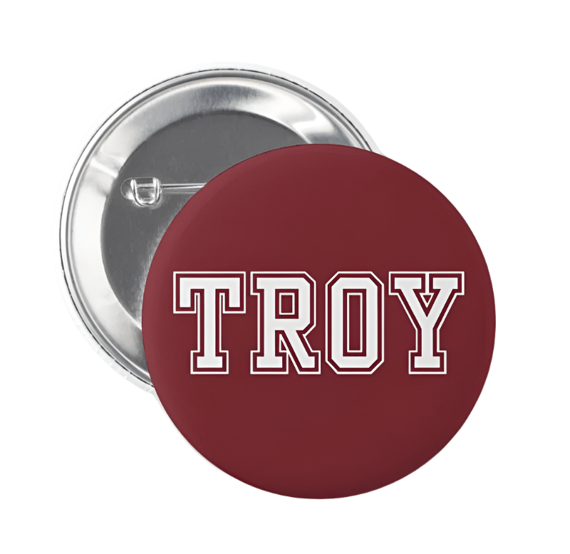 Jenn & Co. Troy Collegiate Button