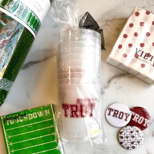 Jenn & Co. Troy Trojans Collegiate Cups S/10