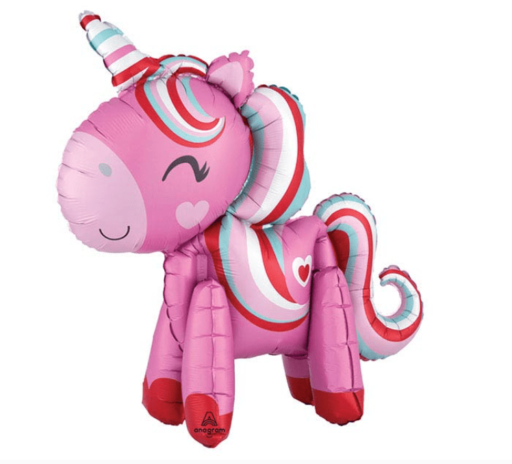 Jenn & Co. Valentine Unicorn Love Balloon, Standing