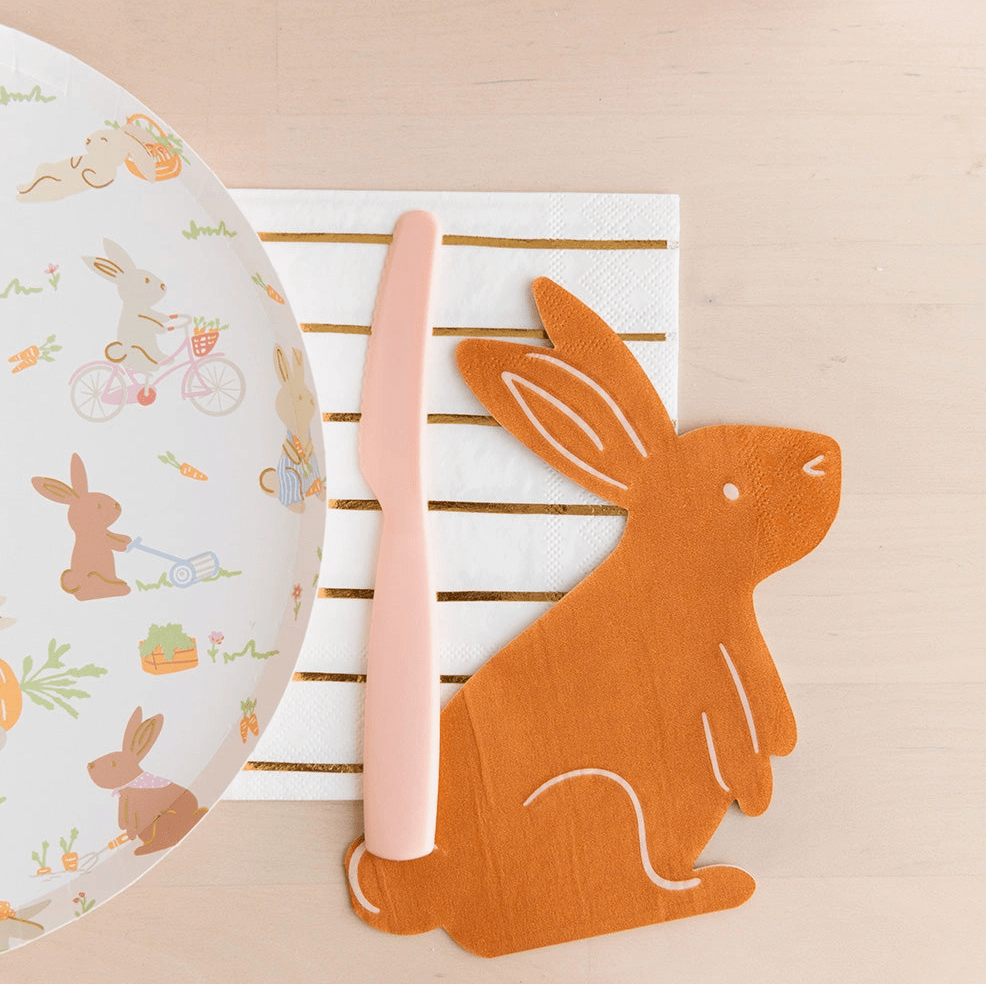 Jollity Easter Bunnies in the Garden Napkins