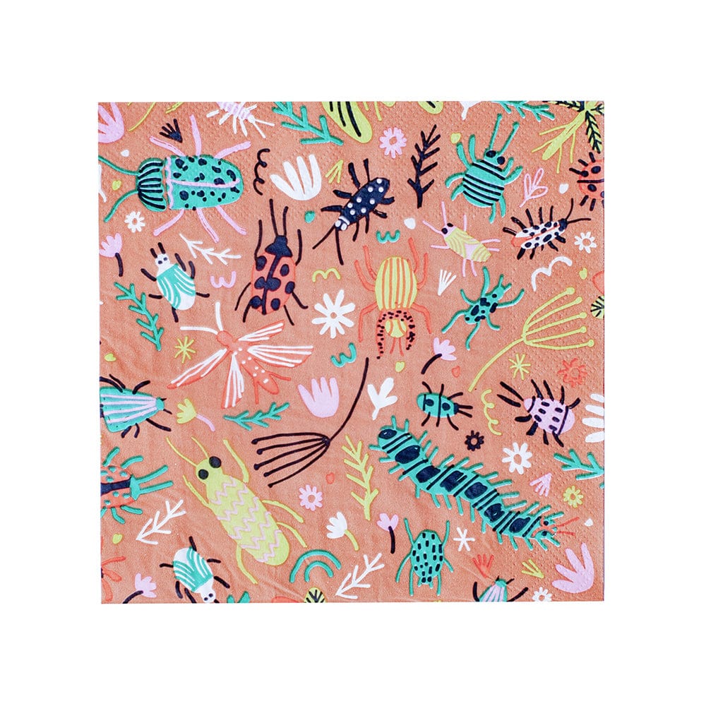 Jollity & Co. + Daydream Society Backyard Bugs Large Napkins